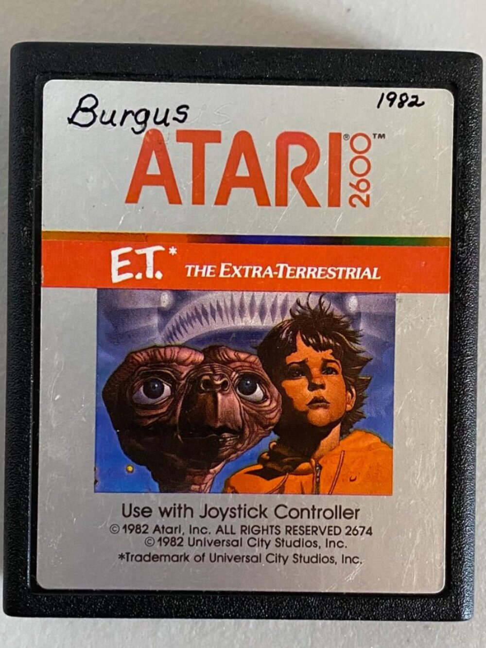 E.T. The Extra-Terrestrial (Atari 2600, 1982) Made by Atari, Inc. | UNTESTED